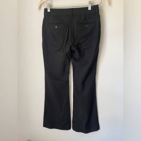 Theory Pants Women’s 2 Wool Trousers Wide Leg Low Rise Y2K Vintage Office Siren - Picture 2 of 12